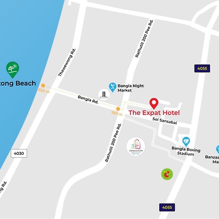 The Expat Hotel Patong Exterior foto